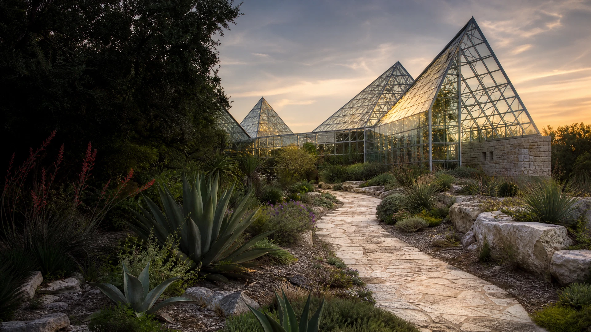 San Antonio Botanical Garden — Lucile Halsell Conservatory