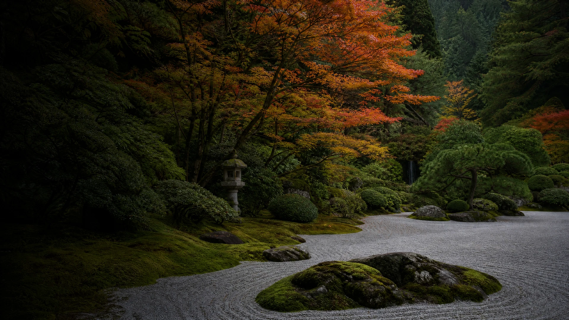 Portland Japanese Garden — The Japanese Laceleaf Maple