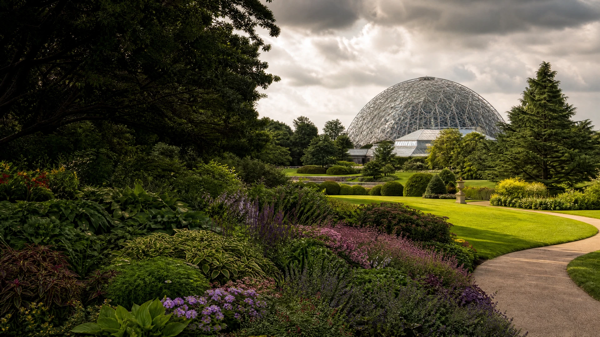 Missouri Botanical Garden — The Climatron Geodesic Dome Conservatory
