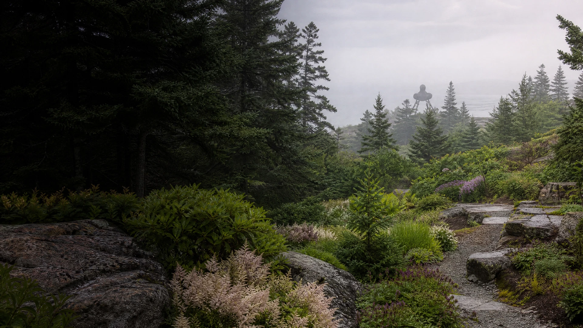 Coastal Maine Botanical Gardens — Guardians of the Seeds (Giant Trolls)
