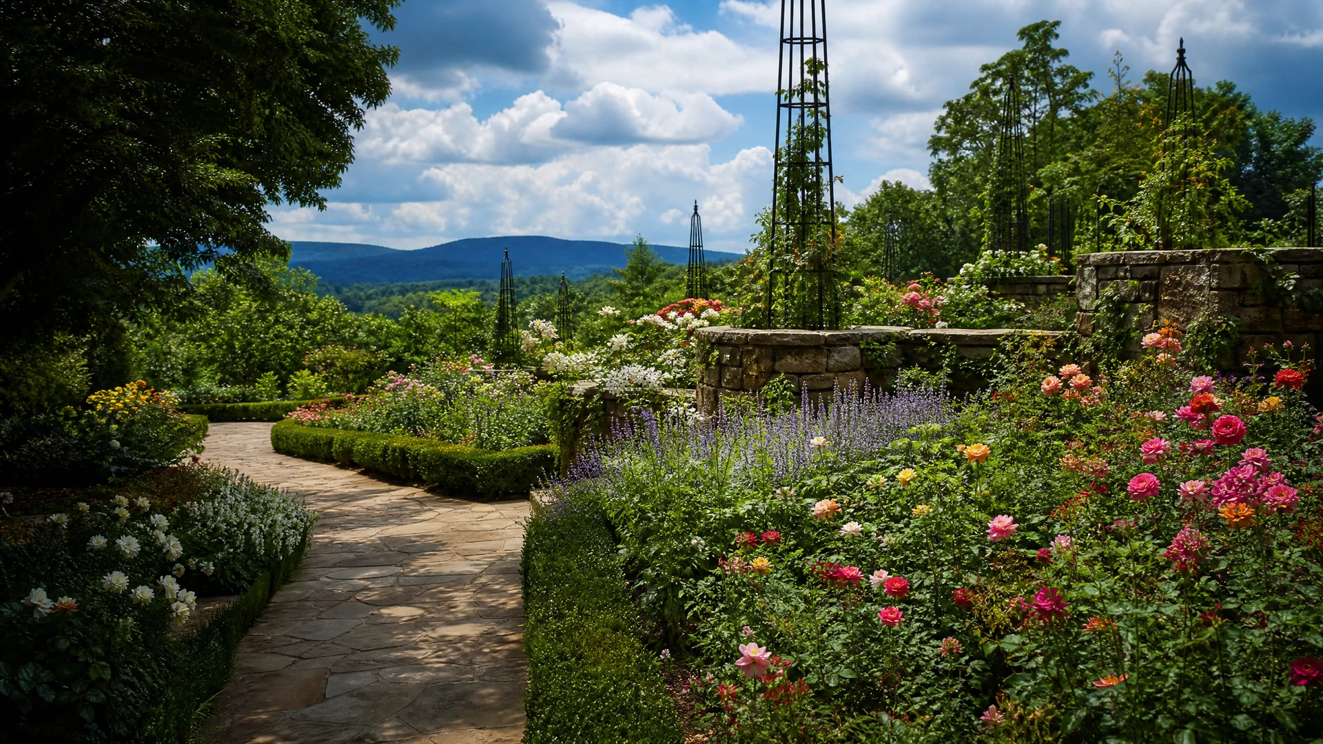 UT Gardens, Knoxville — Beall Family Rose Garden